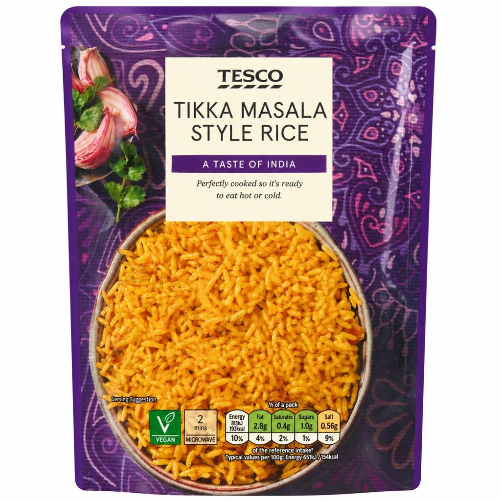 Tesco Tikka Masala Style Rice 250g