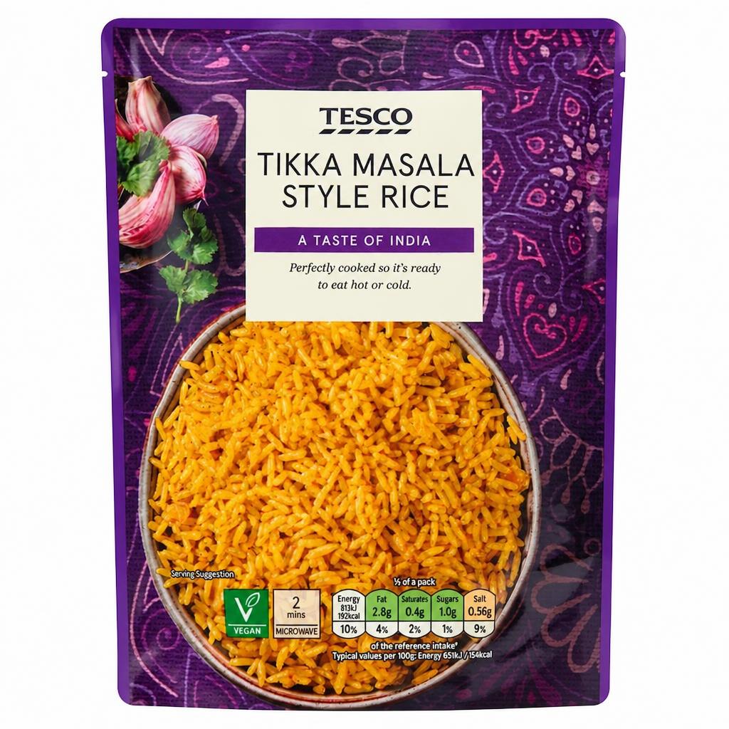 Tesco Tikka Masala Style Rice 250g