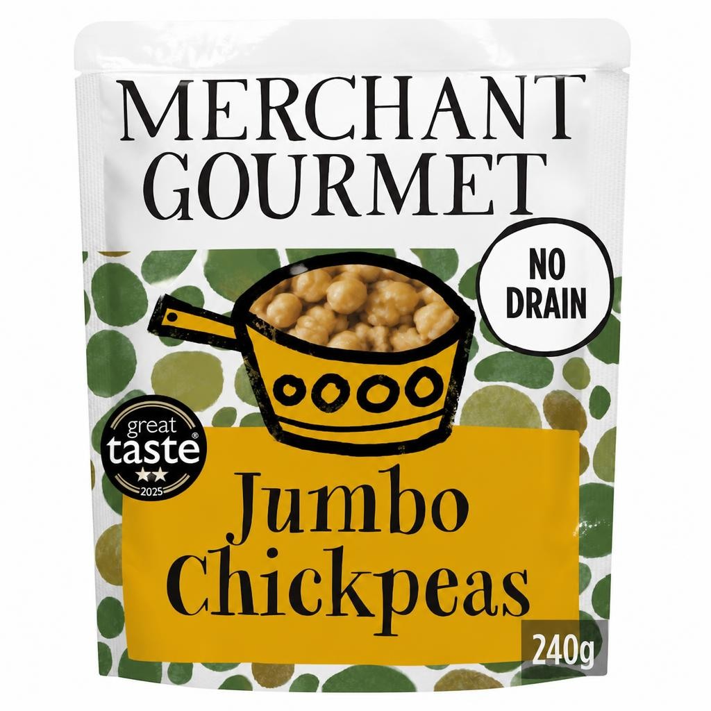 Merchant Gourmet Jumbo Chickpeas 240g