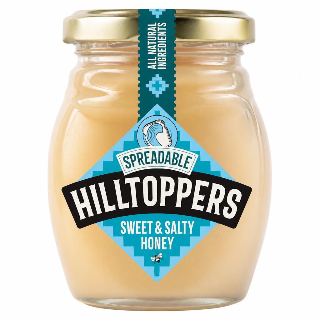 Hilltoppers Sweet & Salted Honey Spread 225g