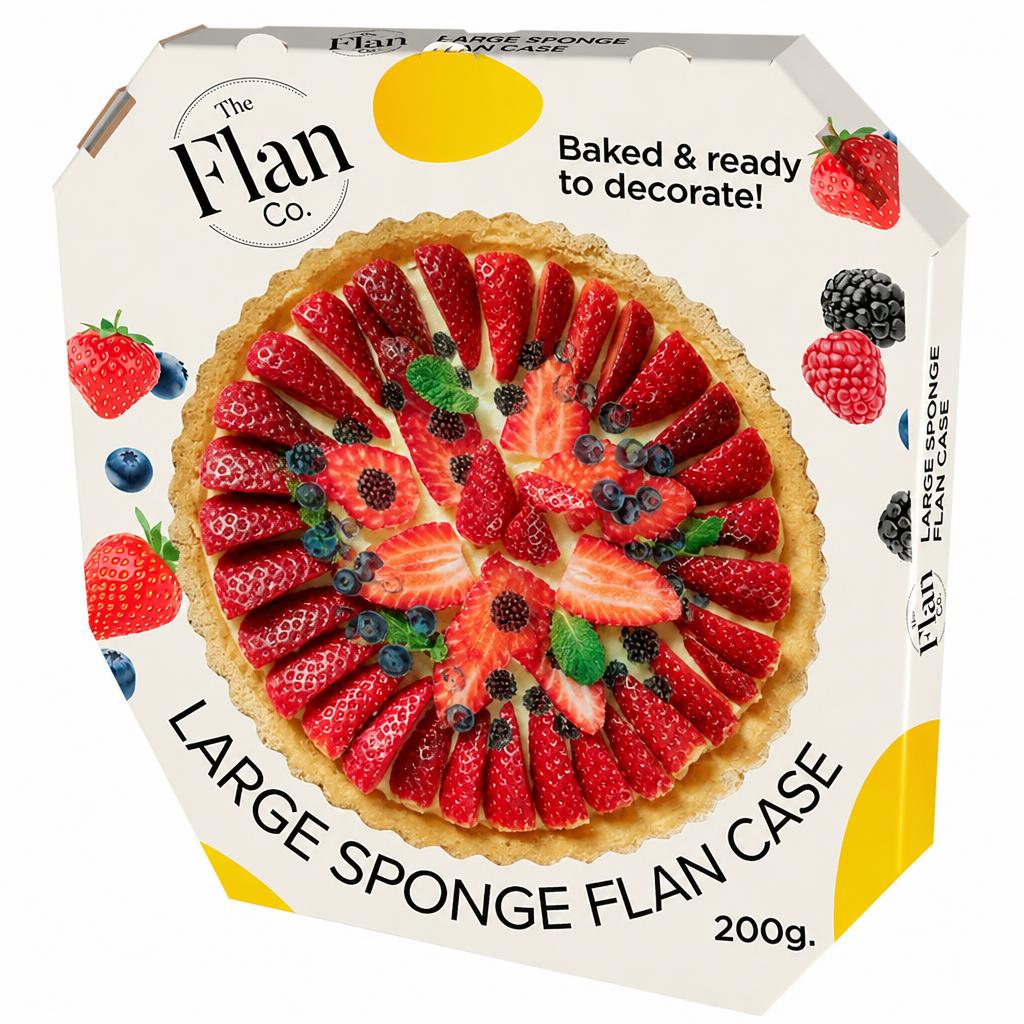 The Flan Co. Large Sponge Flan Case 200g
