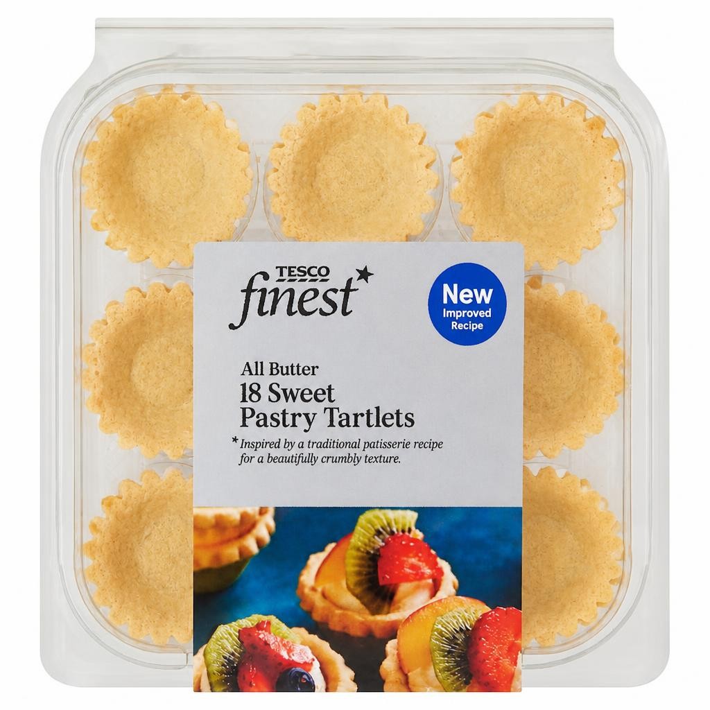 Tesco Finest All Butter Mini Tartlets 108g