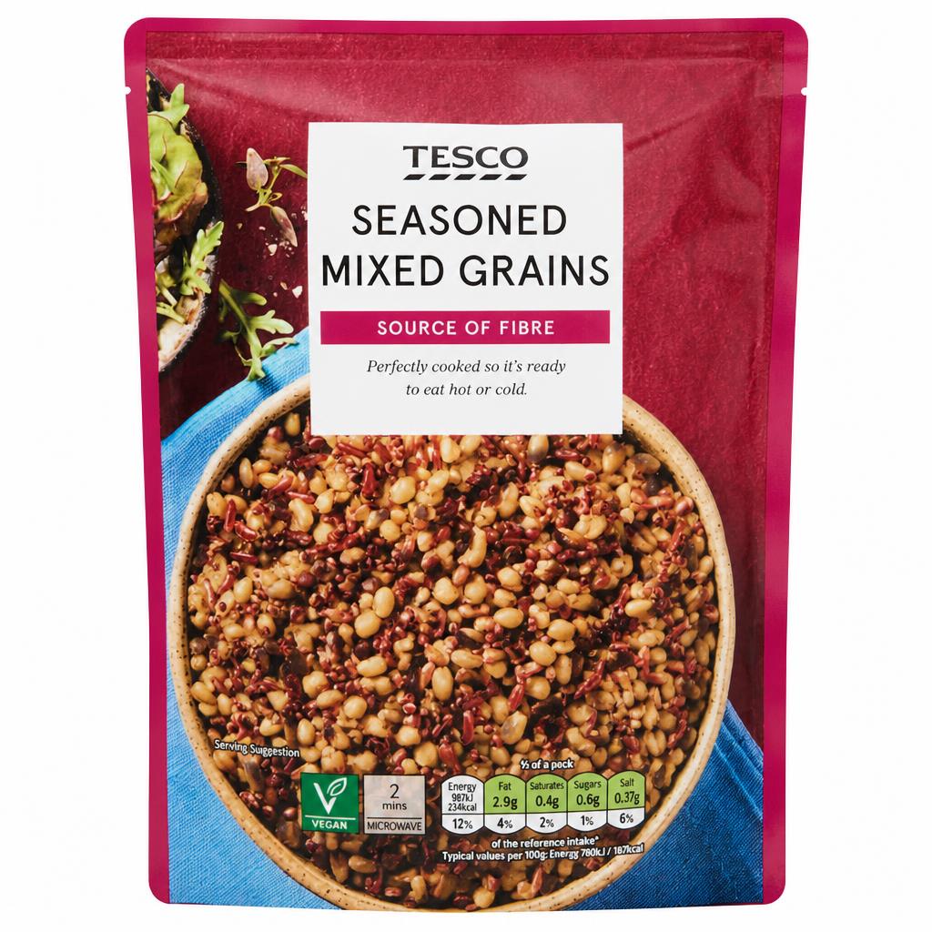 Tesco Seasoned Mixed Grains 250g