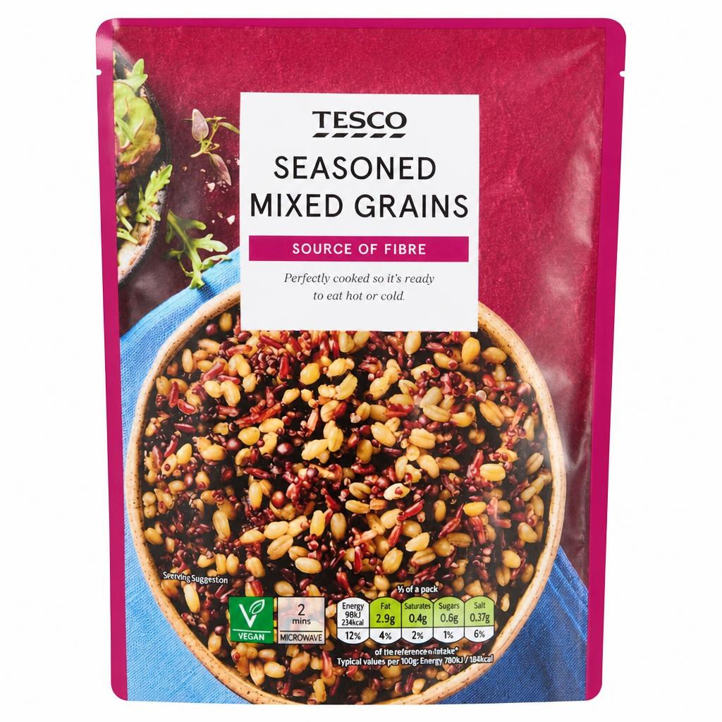 Tesco Seasoned Mixed Grains 250g