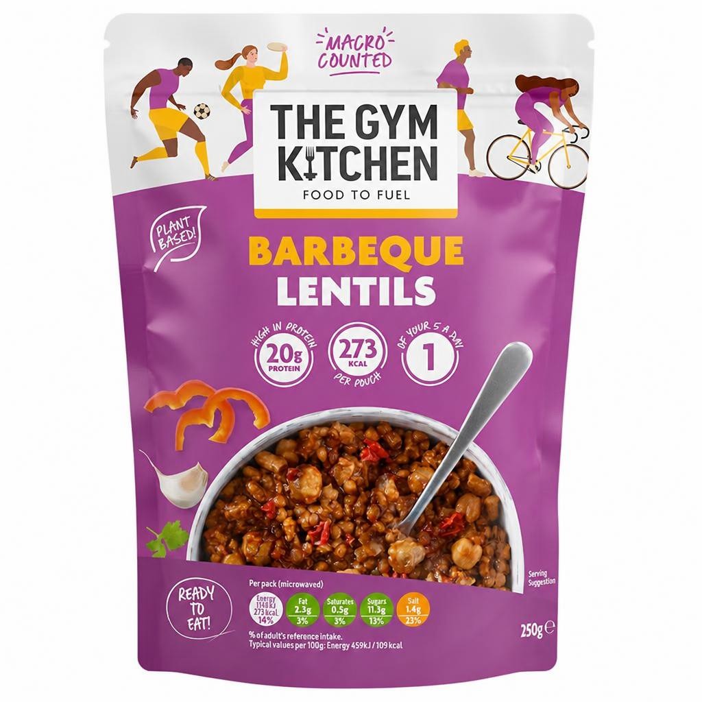 The Gym Kitchen Barbeque Lentils 250g