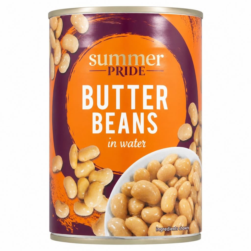 Summer Pride Butter Beans In Water 400G