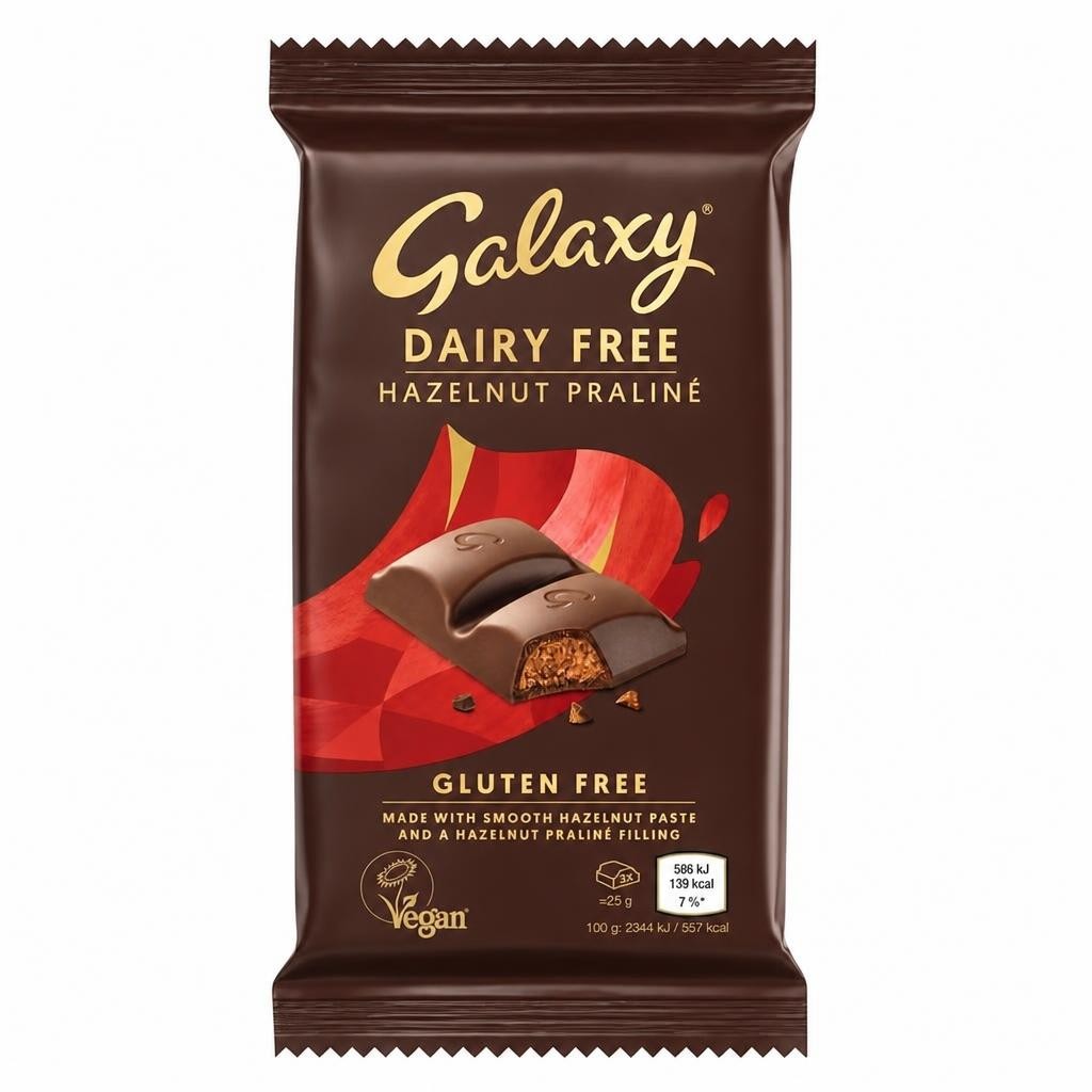 Galaxy Dairy Free Hazelnut Praline 100g