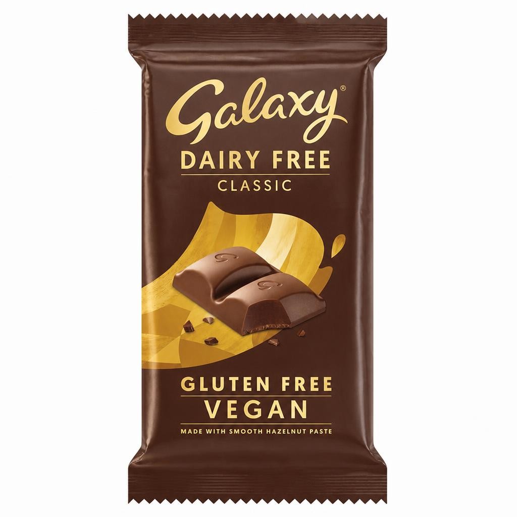 Galaxy Vegan Classic Chocolate Bar Dairy Free 100G