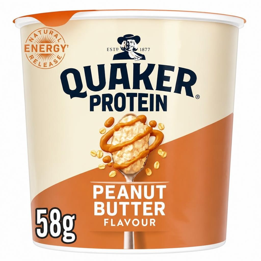 Quaker Protein Porridge Pot - Peanut Butter Flavour 58g