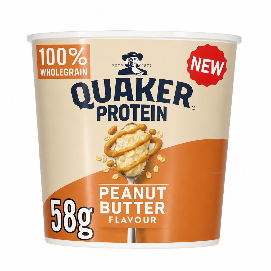 Quaker Protein Porridge Pot - Peanut Butter Flavour 58g
