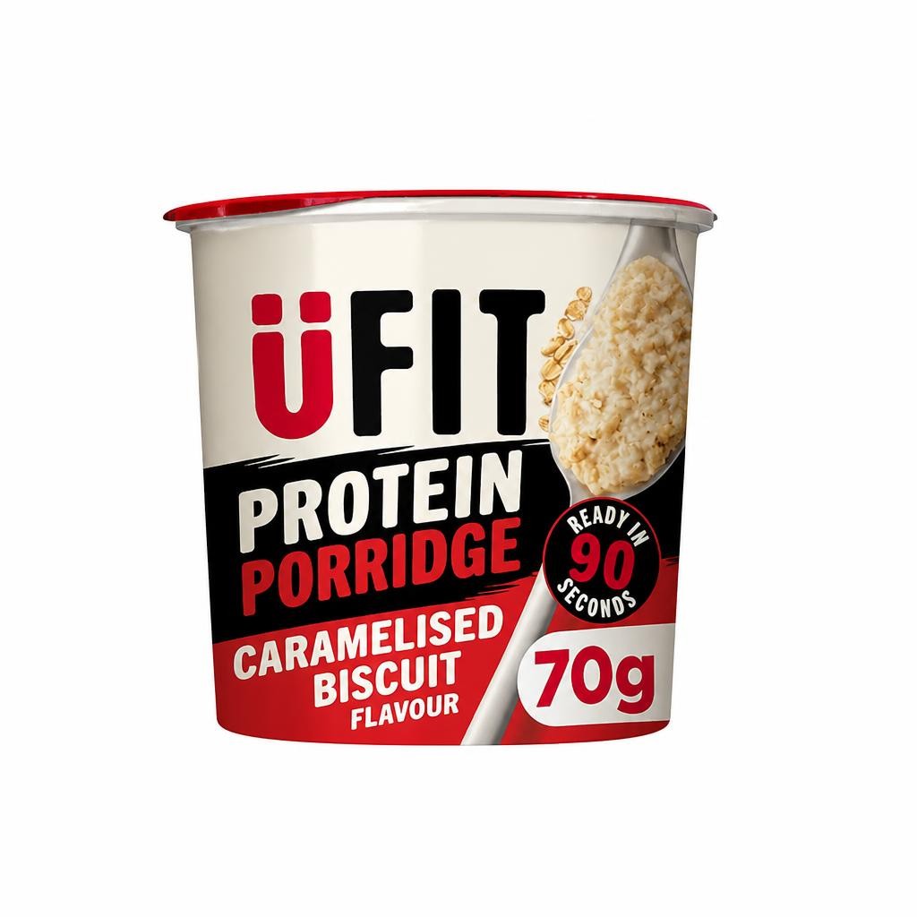 UFIT Protein Caramelised Biscuit Porridge Pot 70g