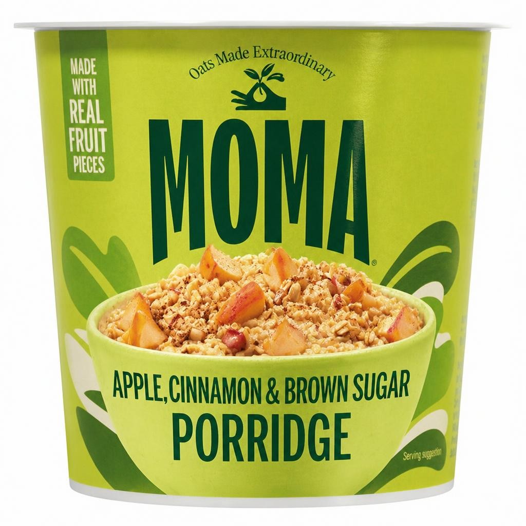 MOMA Apple Cinnamon & Brown Sugar Porridge Pot 65g