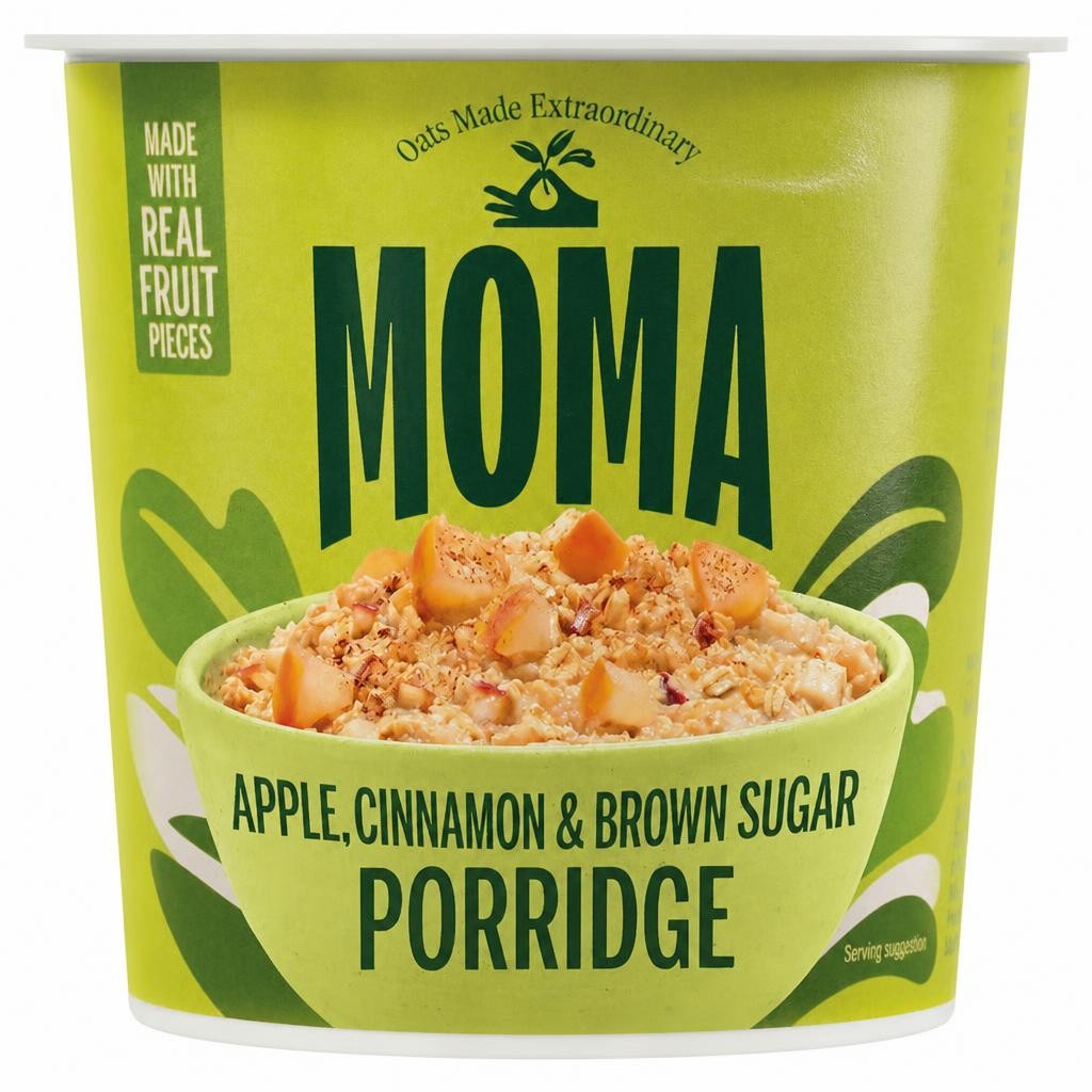 MOMA Apple Cinnamon & Brown Sugar Porridge Pot 65g
