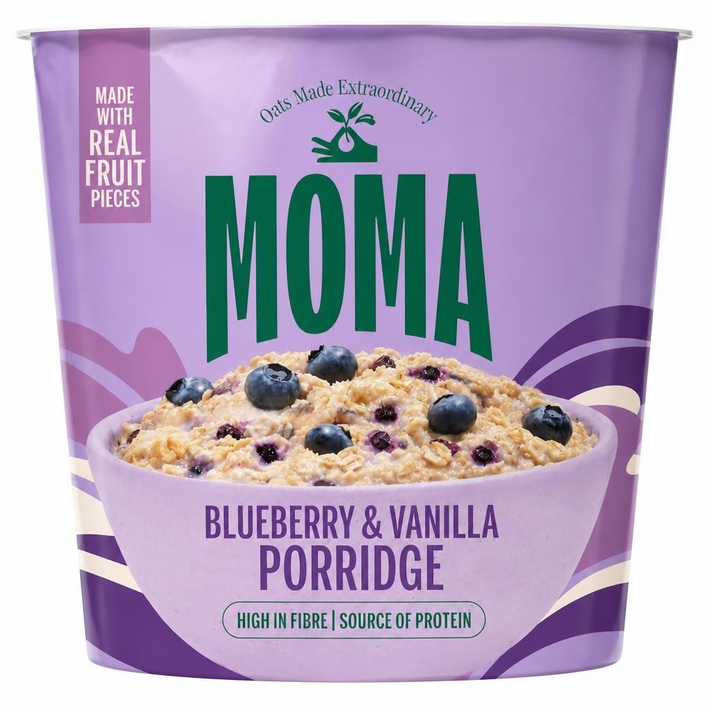 MOMA Blueberry & Vanilla Porridge Pot 65g