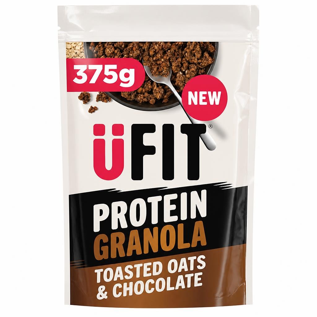UFIT Protein Granola Toasted Oats & Chocolate Cereal 375g