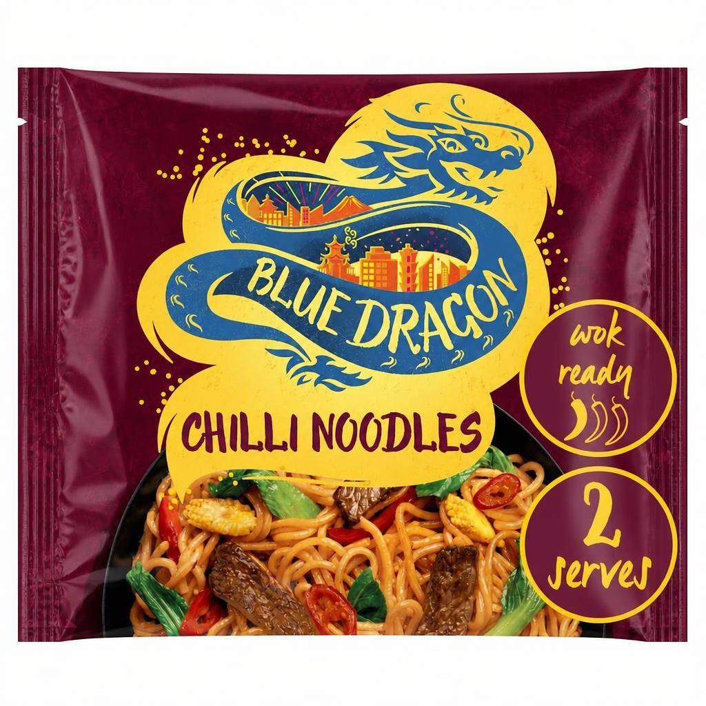 Blue Dragon Wok Ready Chilli Noodles 300G