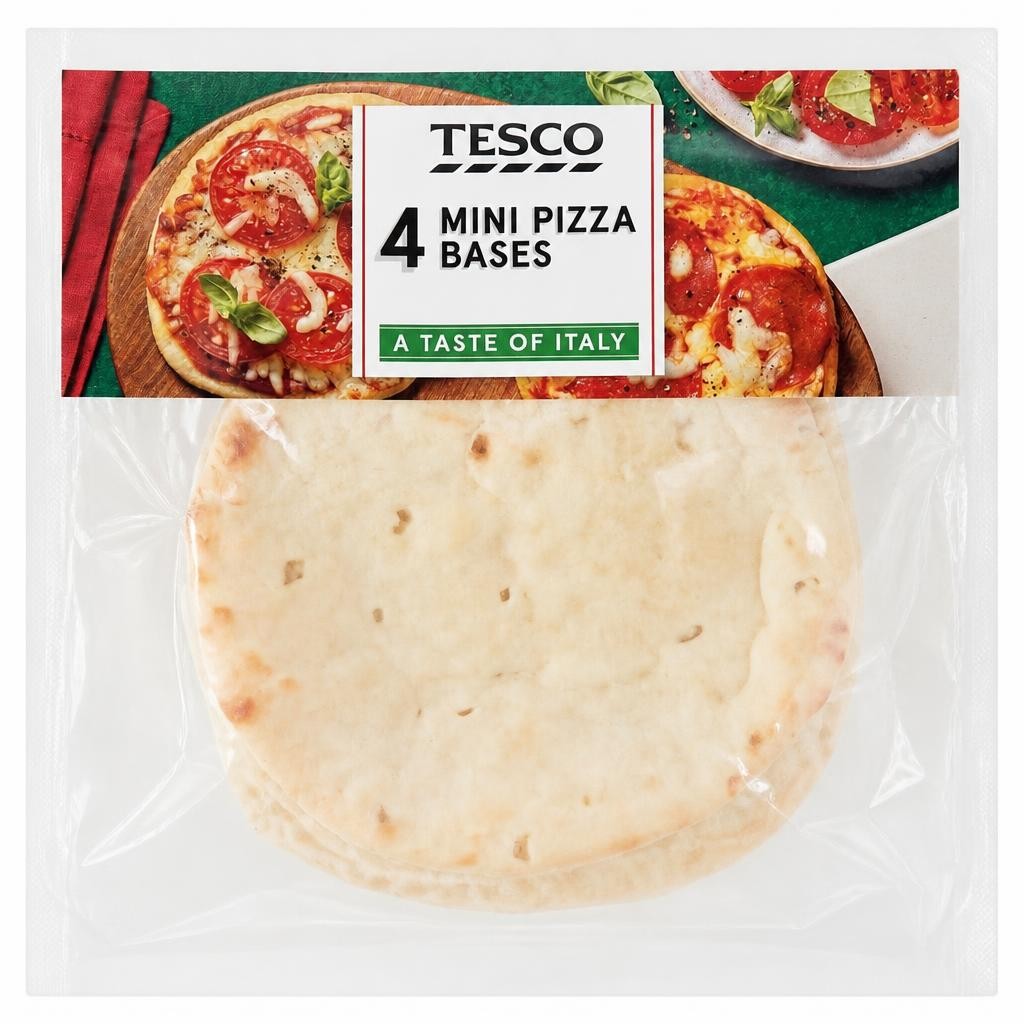 Tesco Mini Pizza Bases 4 Pack