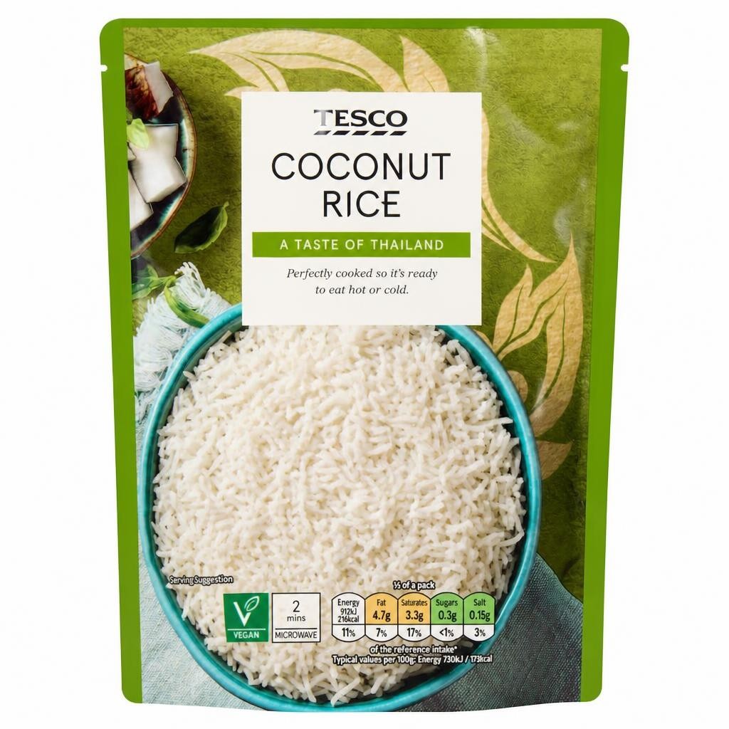 Tesco Coconut Rice 250g