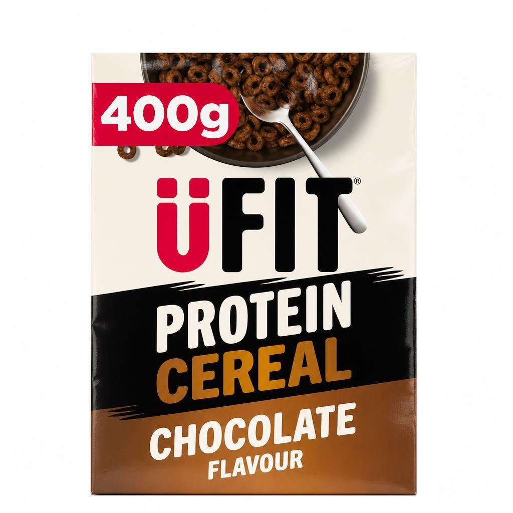 UFIT Protein Chocolate Hoops Cereal 400g