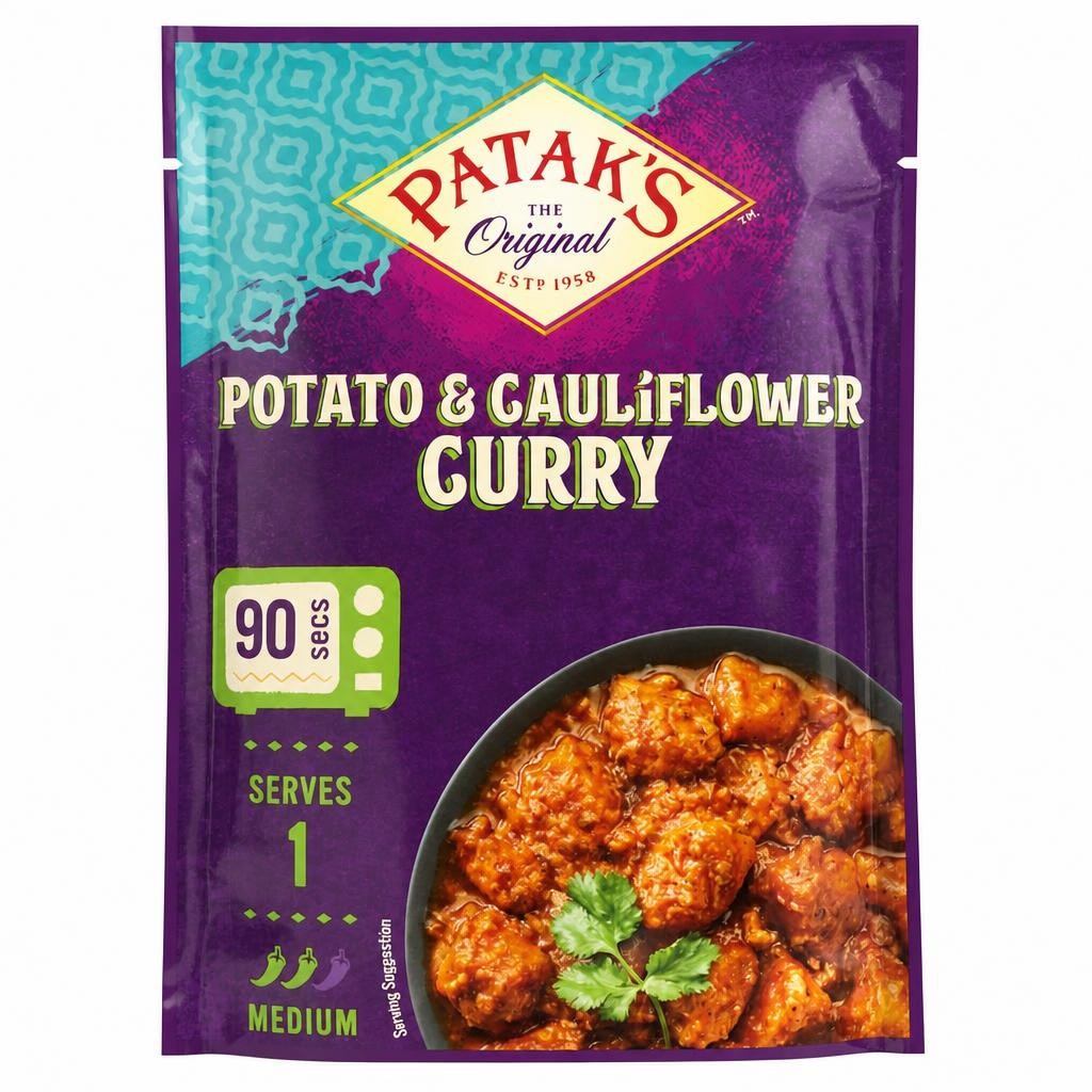 Patak's Potato & Cauliflower Curry 270g