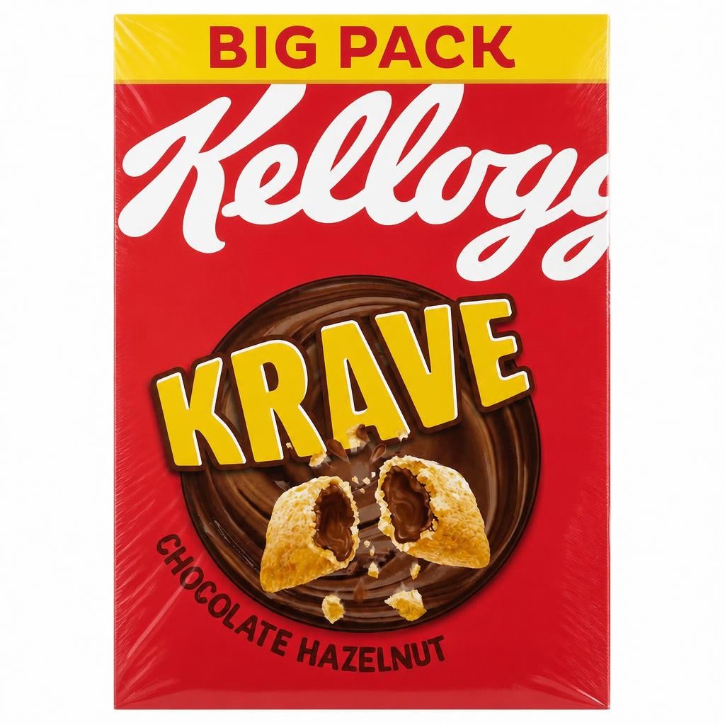Kellogg's Krave Chocolate Hazelnut Breakfast Cereal 750g