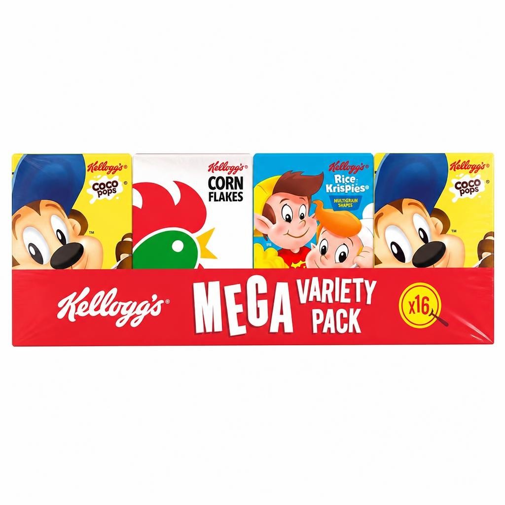 Kellogg's Mega Variety Pack Breakfast Cereal 2x196g