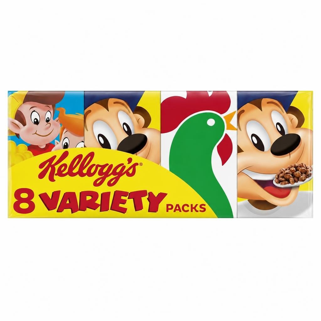 Kellogg's Variety Pack Breakfast Cereal 196g