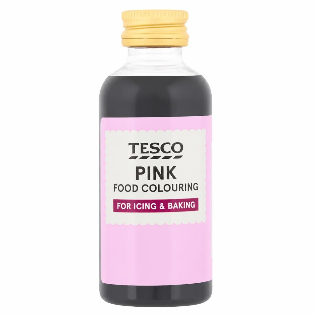 Tesco Pink Food Colouring 60ml
