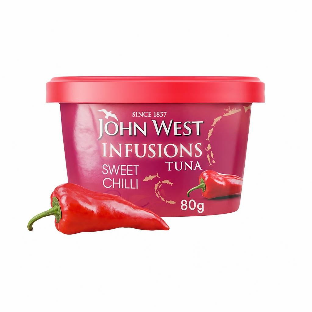 John West Sweet Chilli No Drain Tuna Infusions 80g