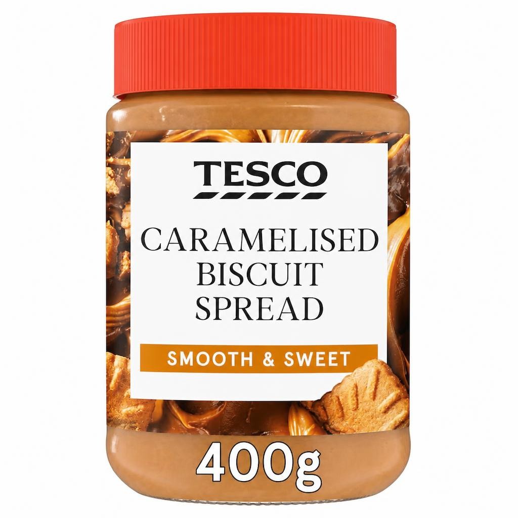 Tesco Caramelised Biscuit Spread Smooth 400g