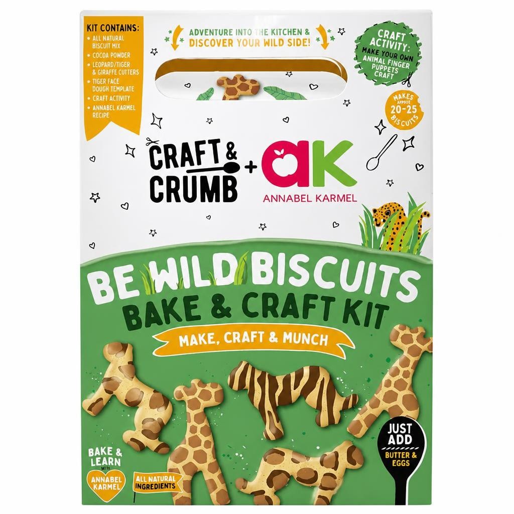 Craft & Crumb Be Wild Biscuits Bake & Craft Kit 235g