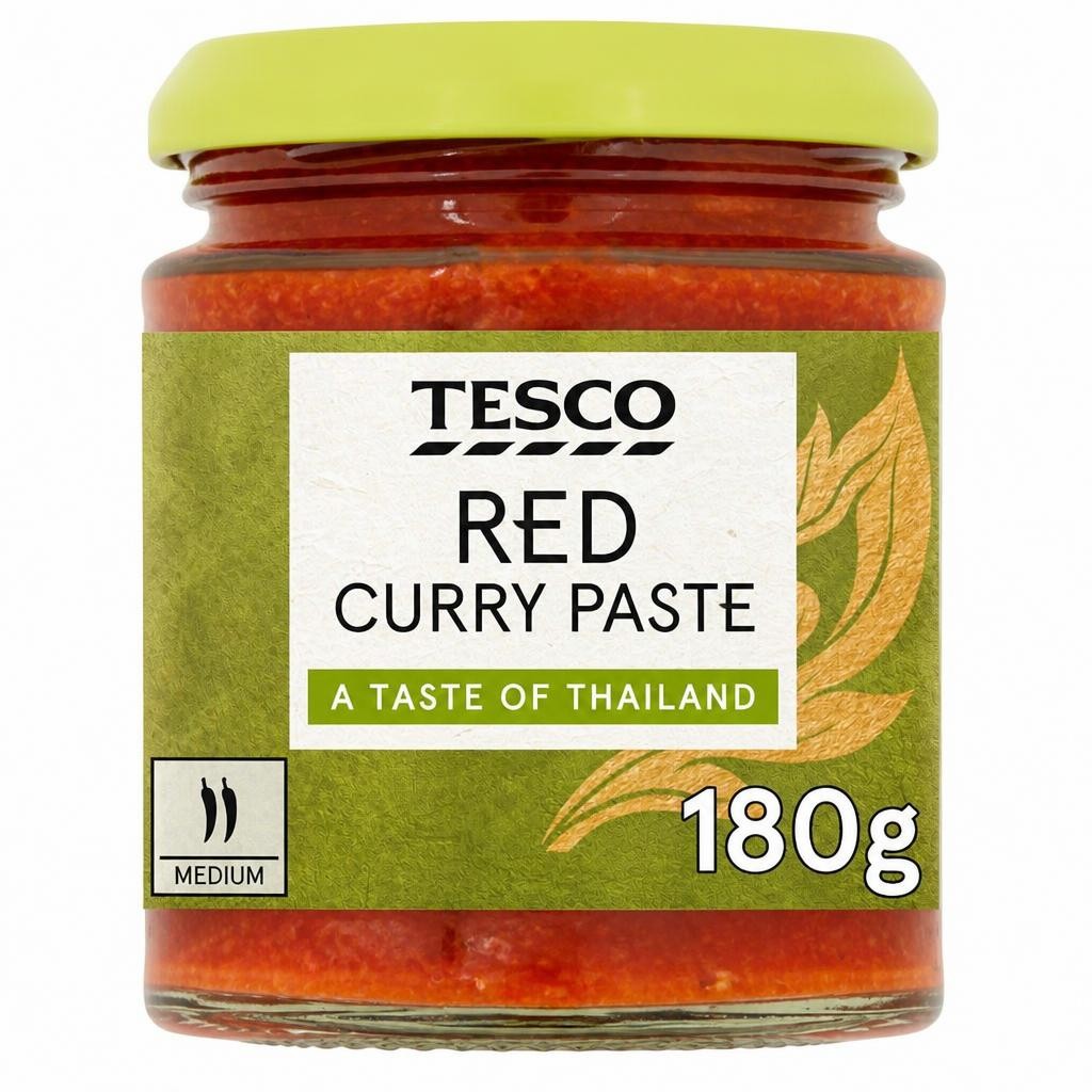 Tesco Red Thai Curry Paste 180g