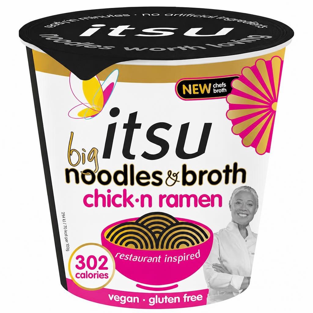 itsu BIG Chickn Ramen Noodles & Broth Pot 93g