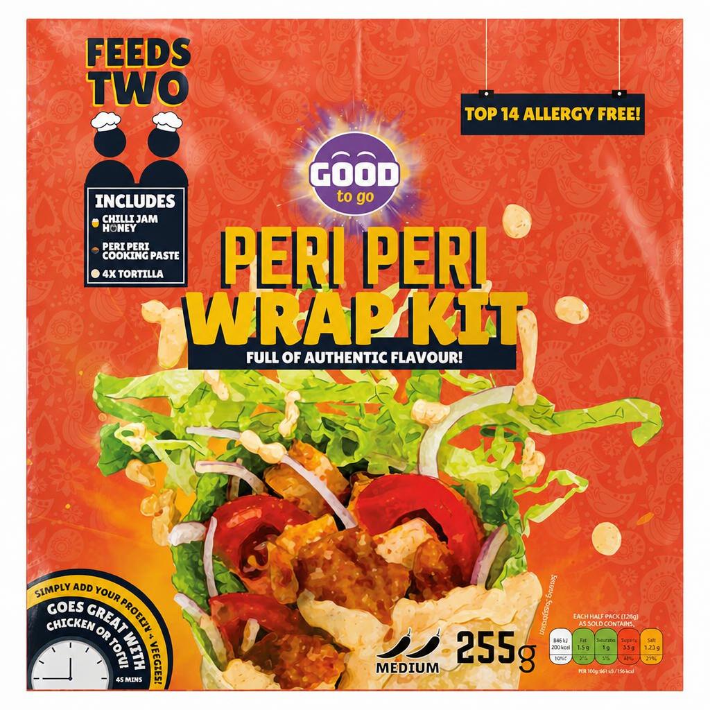 Good It’s Gluten Free Peri Peri Wrap Kit 425g