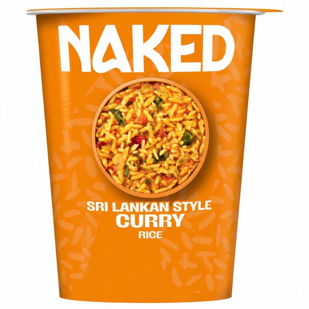 Naked Sri Lankan Style Curry  Rice 78g