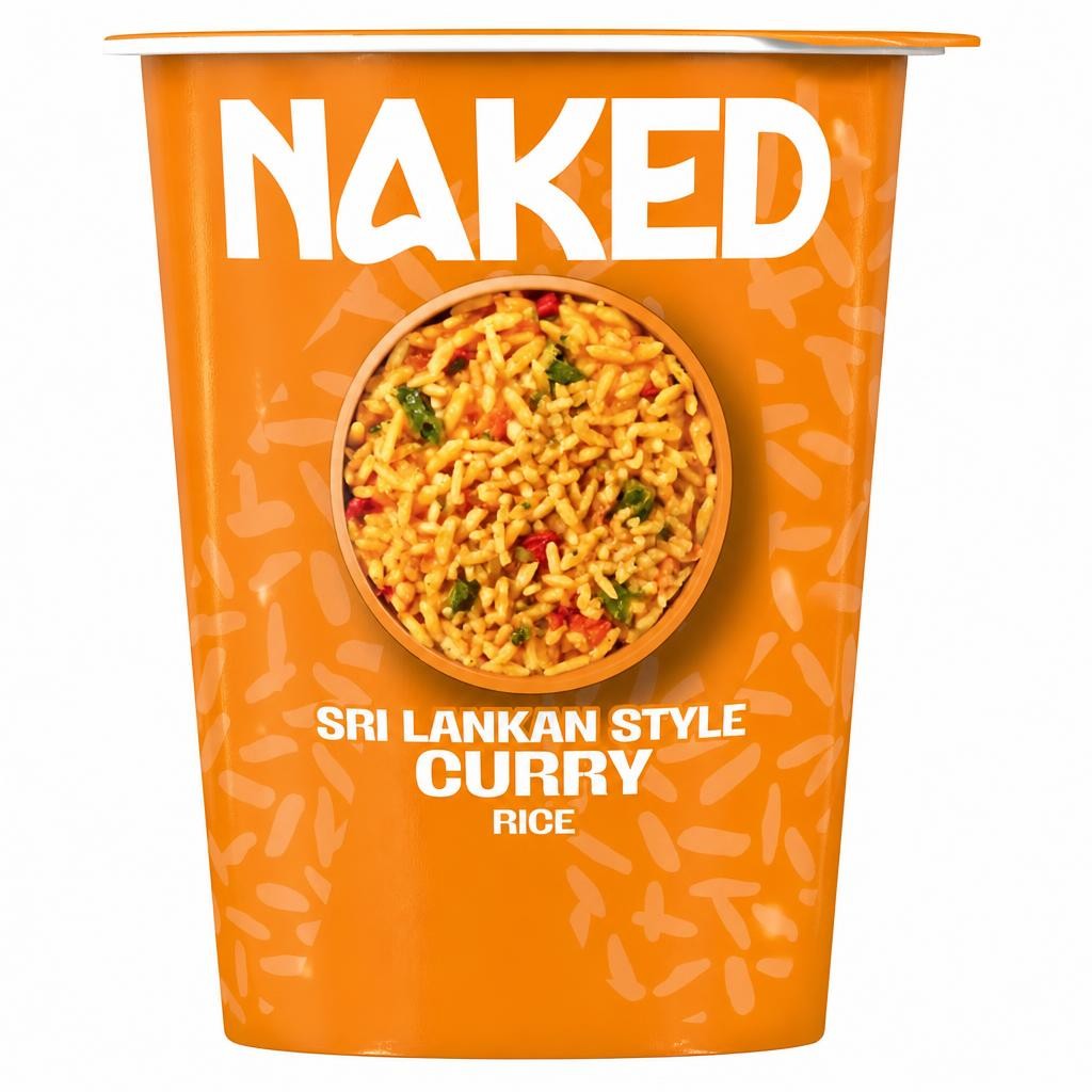 Naked Sri Lankan Style Curry  Rice 78g
