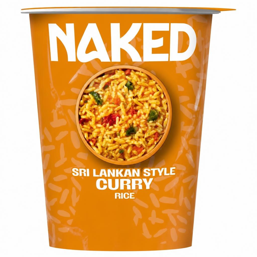Naked Sri Lankan Style Curry  Rice 78g