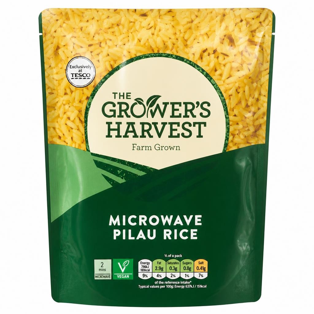 Growers Harvest Microwave Pilau Rice 250Ml