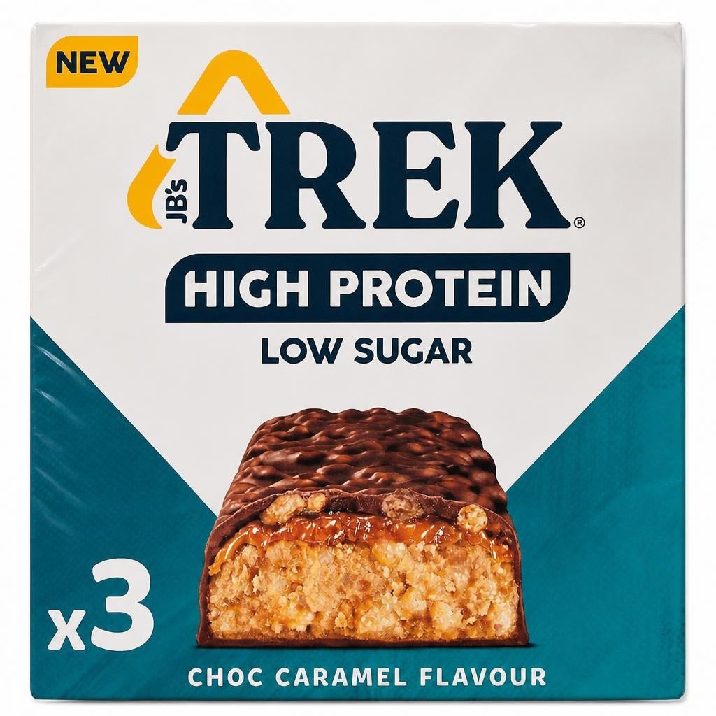 Trek High Protein Choc Caramel Flavour 3X44g