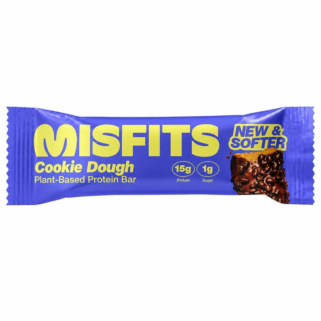 Misfits Plant-Based Protein Bar - Cookie Dough 50g