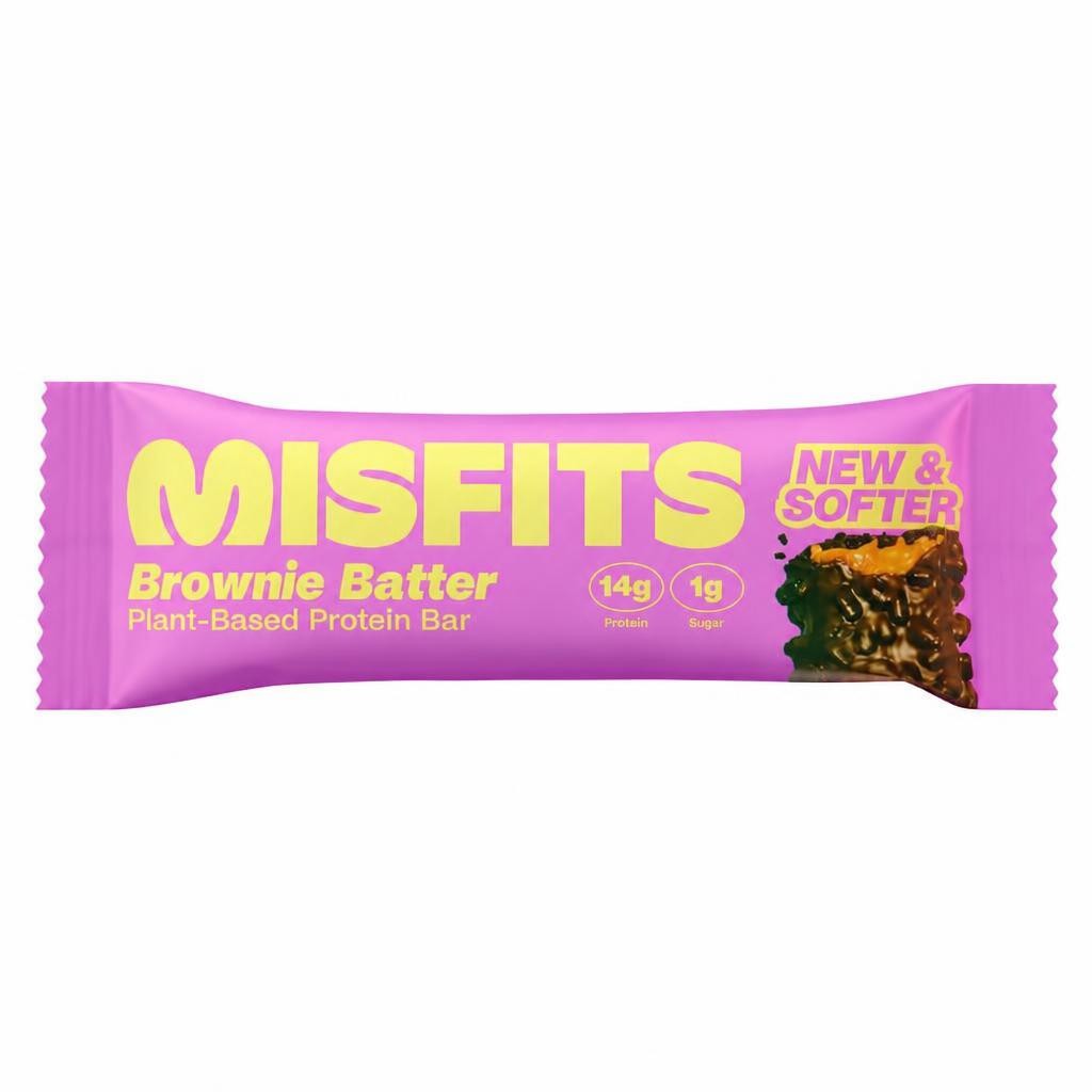 Misfits Plant-Based Protein Bar - Brownie Batter 50g