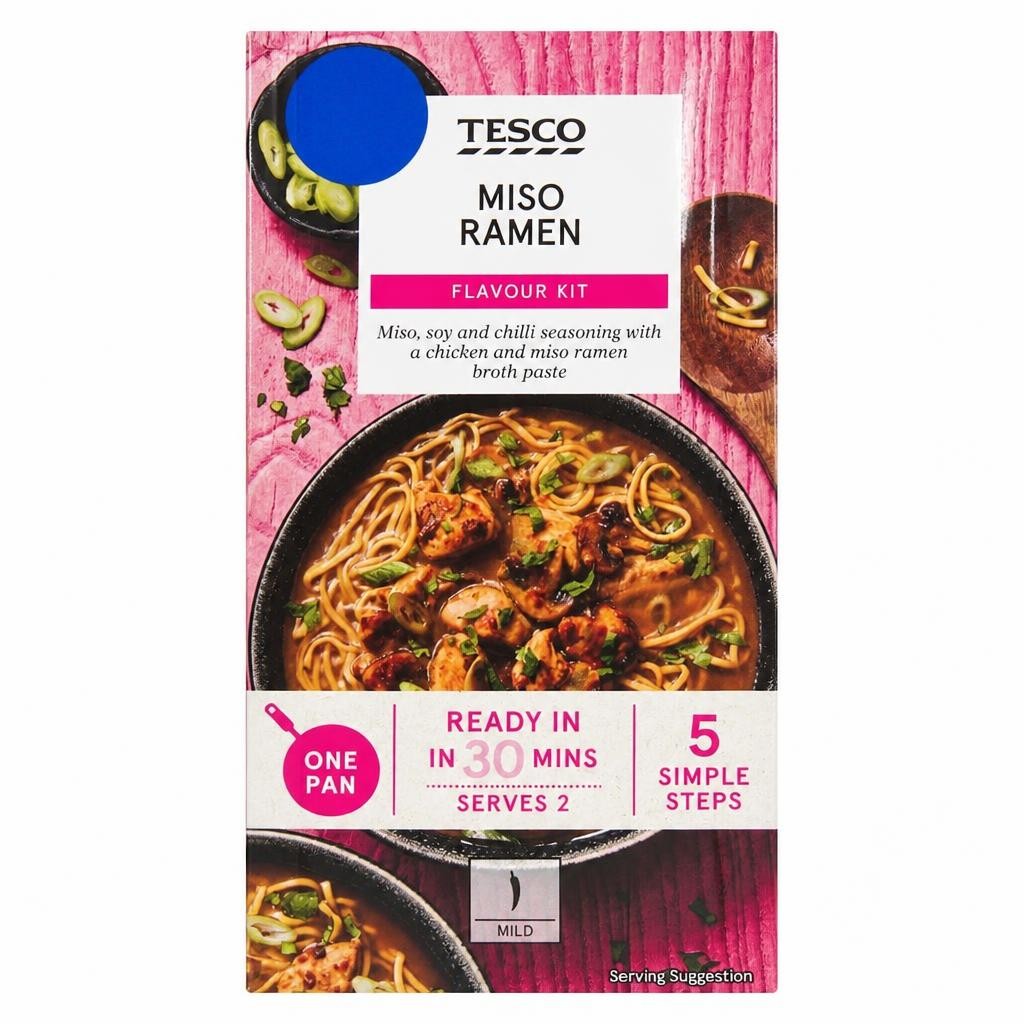 Tesco Miso Ramen Flavour Kit 40g