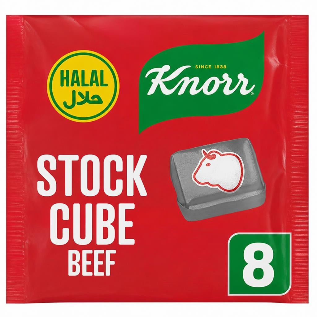 Knorr Bouillon Cubes Beef Flavour 8x9g
