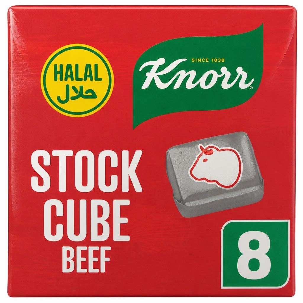 Knorr Bouillon Cubes Beef Flavour 8x9g