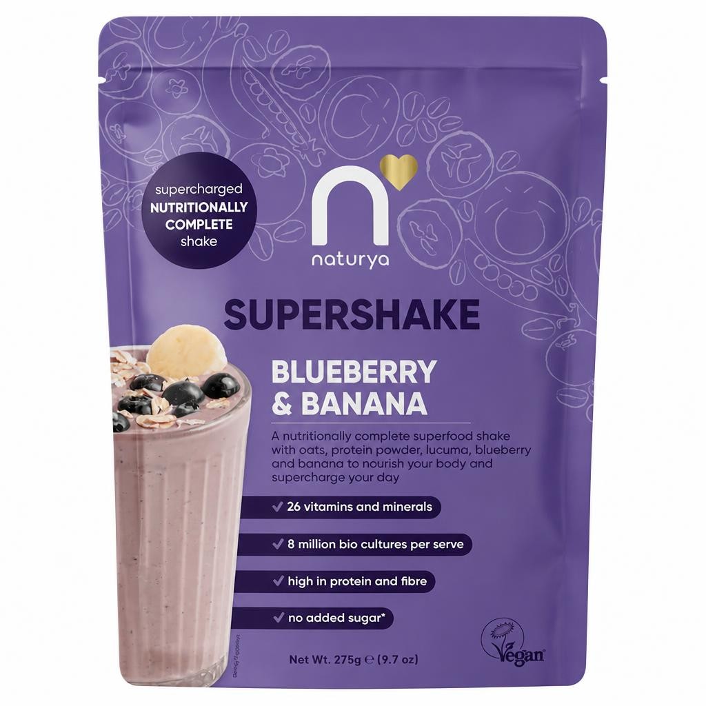 Naturya Supershake - Blueberry & Banana 275g