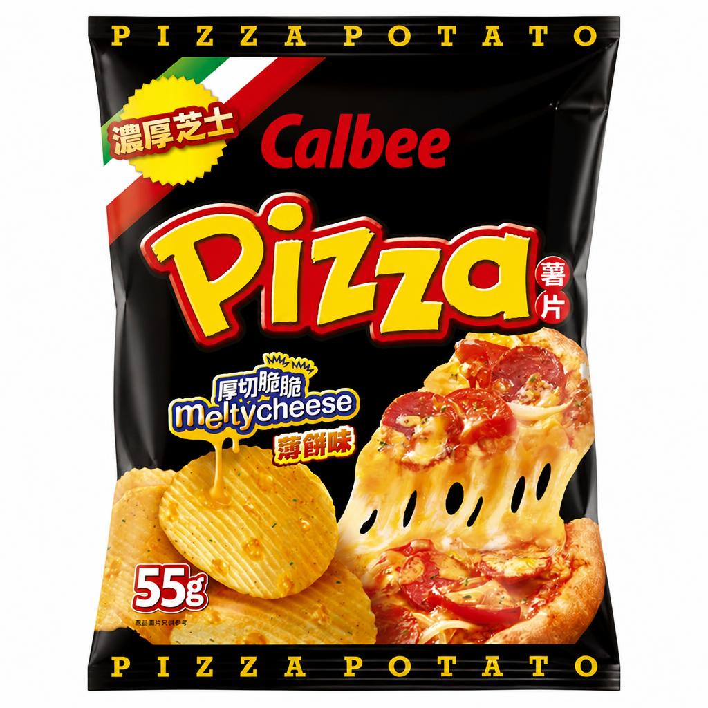 Calbee Pizza Potato Chips 55g