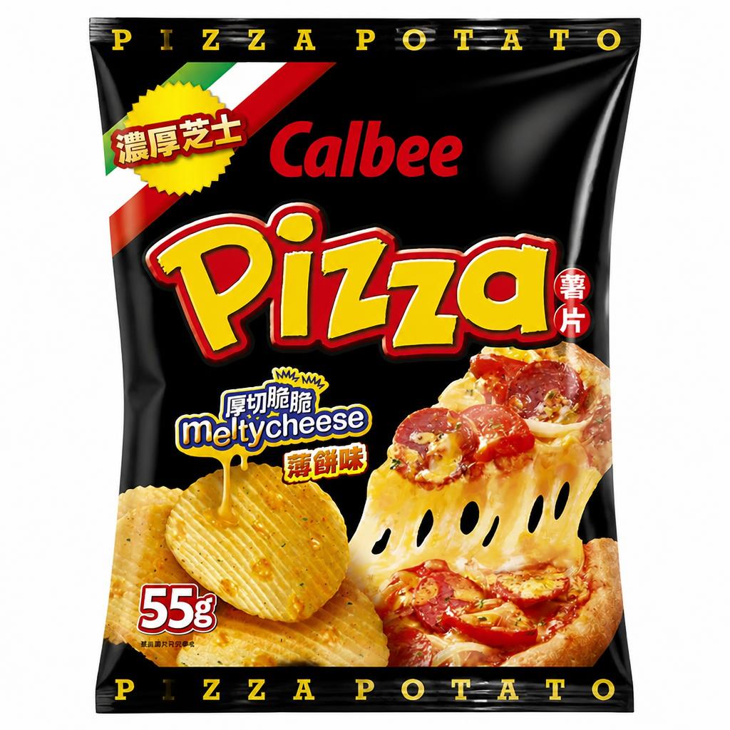 Calbee Pizza Potato Chips 55g