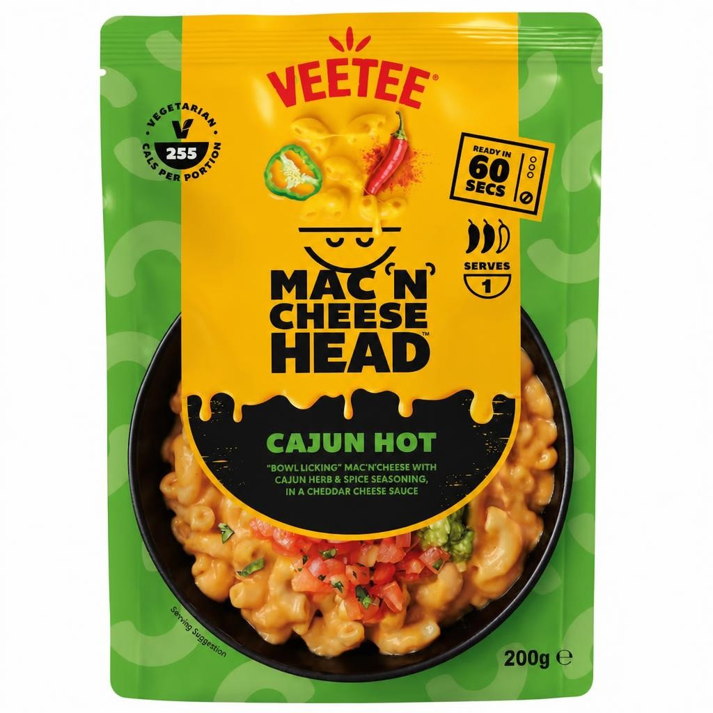 Mac N Cheese Head Cajun Hot 200g