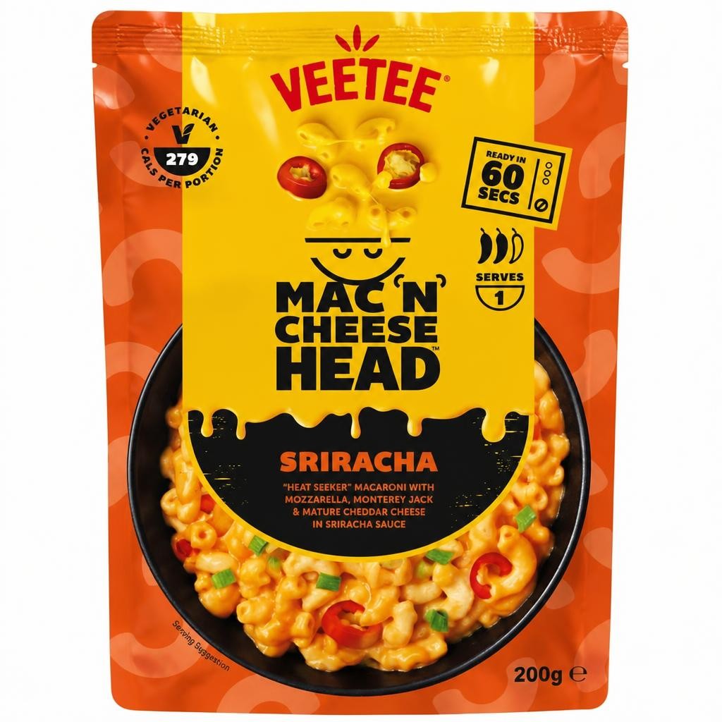 Mac 'N' Cheese Head Sriracha Macaroni & Cheese 200g