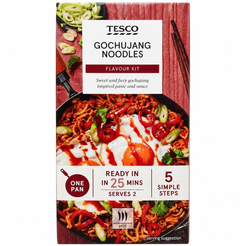 Tesco Gochujang Noodles Flavour Kit 40g